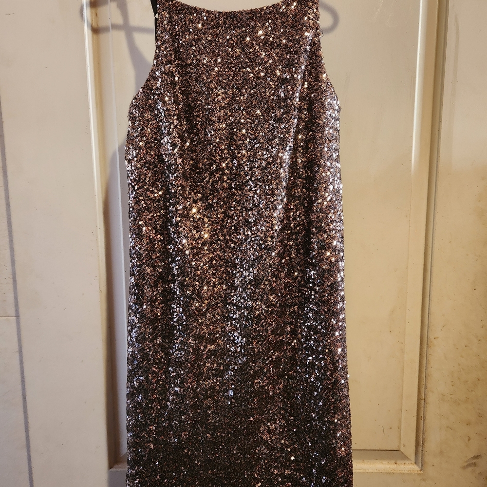 GB gold Sequin Cocktail dress